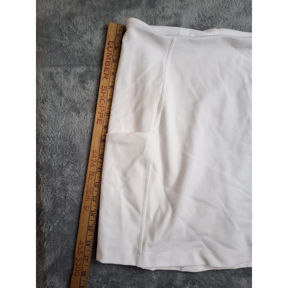 NWT Bad Birdie Skirt Womens Lg White Skort Golf Tennis Active Classic Athletic - Picture 8 of 9